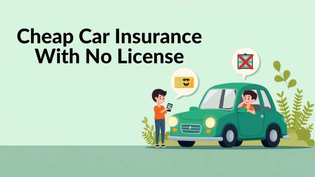 cheap car insurance with no license